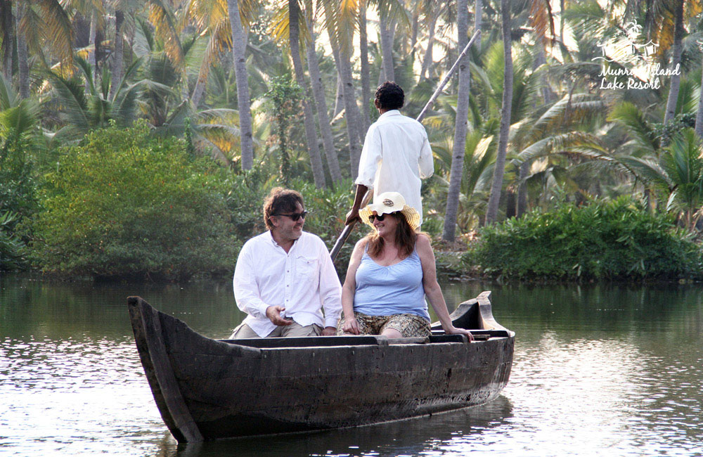 Kerala Backwaters Canoe Tours, Munroe Island