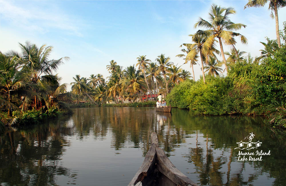 Kerala Backwaters Canoe Tours, Munroe Island