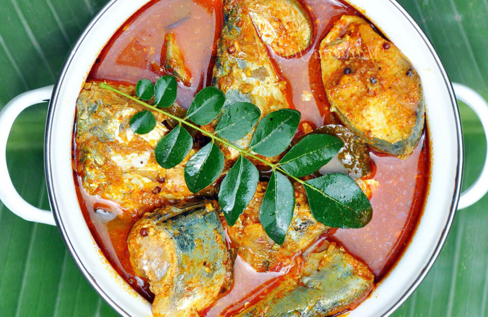 Traditional Kerala Dishesy,Naimeen Curry